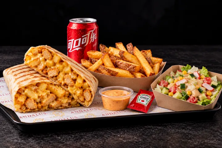 Andalus French tacos combo
